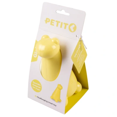 Afbeelding van Ebi Petit Beloningsspeeltje Gigi 15x9x9 cm Hondenspeelgoed Geel