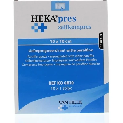 Afbeelding van Hekapres Zalfkompres 10 x stuks