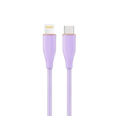 Afbeelding van USB C naar Lightning Kabel Premium 1,5 meter Paars