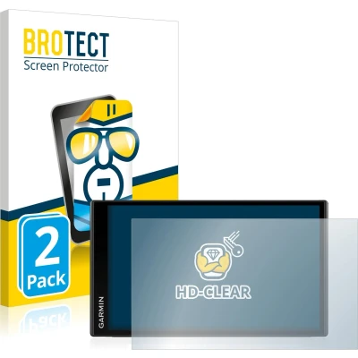 Afbeelding van BROTECT Screenprotector voor Garmin Camper 780 Folie Beschermfolie transparant (2 Stuks)