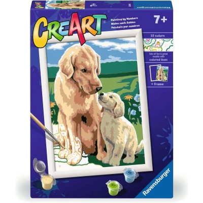 Afbeelding van Ravensburger CreArt Schilderen op Nummer Moederliefde