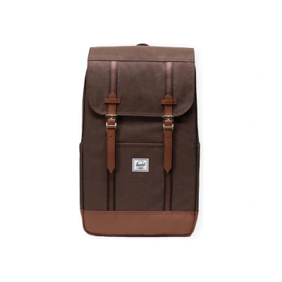 Afbeelding van Herschel Retreat Rugzak Chocolate Brown Crosshatch/Saddle