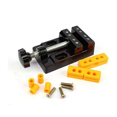 Afbeelding van Sourcemall Platte Mini Bench Vise Tafelblad Klem Boor Druk Gereedschap voor Hobbyambacht