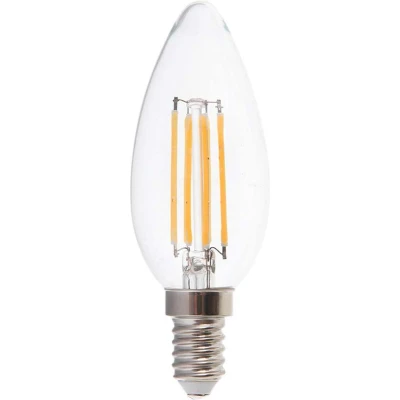 Afbeelding van V TAC VT 2327 N LED Lampen Kaars E14 IP20 Helder 6 Watt 800 Lumen 3000K 2 Jaar