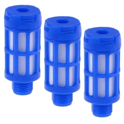 Afbeelding van Pneumatische geluiddemper 1/8 inch van kunststof set 3 industriële kwaliteit (3, inch)