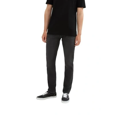 Afbeelding van TOM TAILOR Denim Heren Piers Slim Jeans, 10263 Black Stone Wash Denim, 34W x 34L