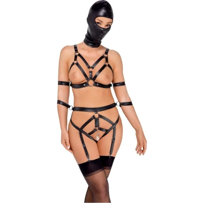 Afbeelding van Bad Kitty Bondage Rio Harnas met Masker Maat Medium