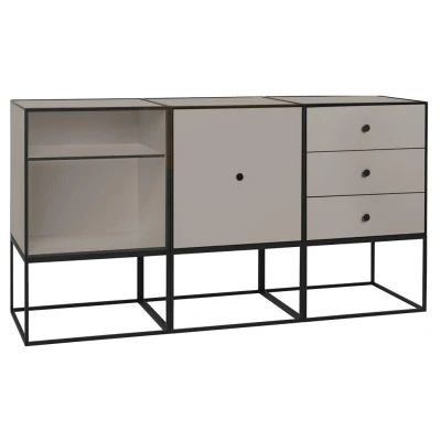 Afbeelding van Audo Copenhagen Frame 49 Trio dressoir zand