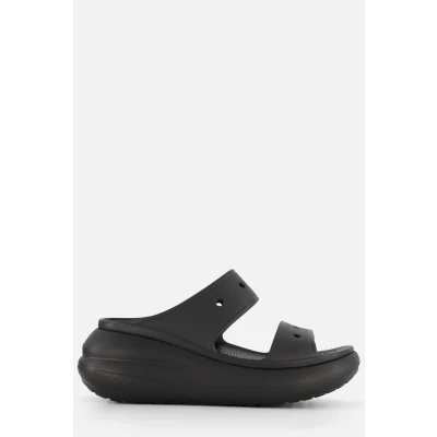 Afbeelding van Crocs Classic Crush Muiltjes met hak, Maat: 41 42, Black Kunststof