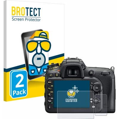 Afbeelding van BROTECT (2 Stuks) Antireflecterende Beschermfolie voor Nikon D7200 Anti Glare Screen Protector, Mat, Ontspiegelend