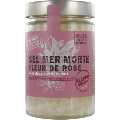 Afbeelding van Aleppo Soap Co Dode Zee Badzout Roos 300GR