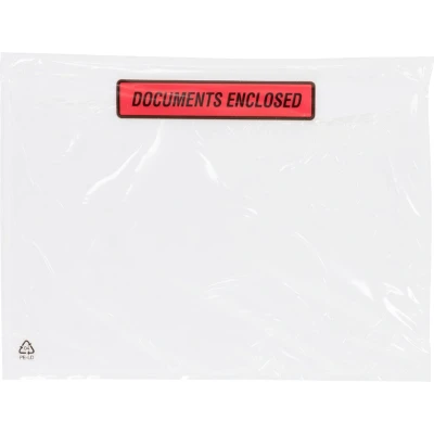 Afbeelding van Paklijstenvelop &#039;documents enclosed&#039; 160 x 115 mm