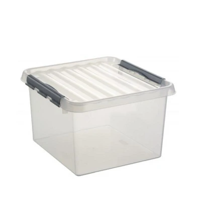 Afbeelding van SUNWARE Q Line Box 26 Liter 400 x 260mm transparant/zilver