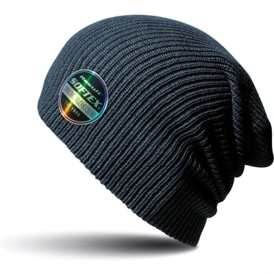Afbeelding van Warme gebreide Beanie wintermuts in het donkerblauw voor volwassenen Damesmutsen / herenmutsen 100% polyacryl