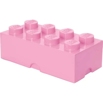 Afbeelding van Opbergbox Lego Brick 8 Lichtroze
