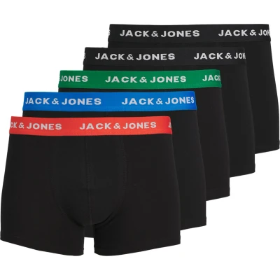 Afbeelding van Jack &amp; Jones Junior 5PACK Onderbroeken voor kinderen, Maat: 140, Black