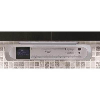 Afbeelding van Soundmaster UR2170SI Keuken onderbouw muziekcenter met DAB+/FM radio, USB en CD