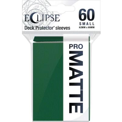Afbeelding van Ultra Pro Eclipse Matte 60 Klein Formaat Kaarthoesjes Bos Groen Pack (62 x 89 mm)