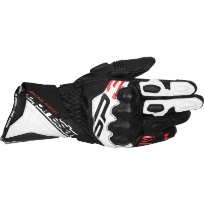 Afbeelding van Alpinestars Sp 3 Motorfiets handschoenen, zwart wit rood, afmeting 2XL voor man