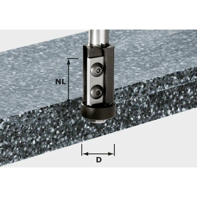 Afbeelding van Festool Accessoires Keermes kantenfrees HW schacht 12 mm S12 D21/30WM 491120