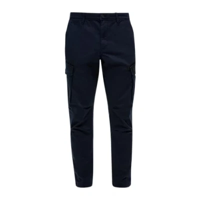 Afbeelding van s.Oliver regular fit joggingbroek blauw zwart