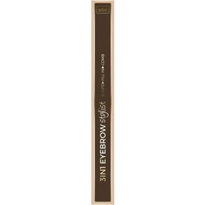 Afbeelding van Wibo 3In1 Eyebrow Stylist Dark Nr 2