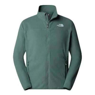 Afbeelding van The North Face 100 Glacier Full Zip Fleecejack voor heren Duck Green S