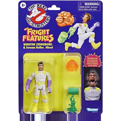 Afbeelding van Winston Zeddemore &amp; Scream Roller Ghost Fright Features The Real Ghostbusters Kenner Classics