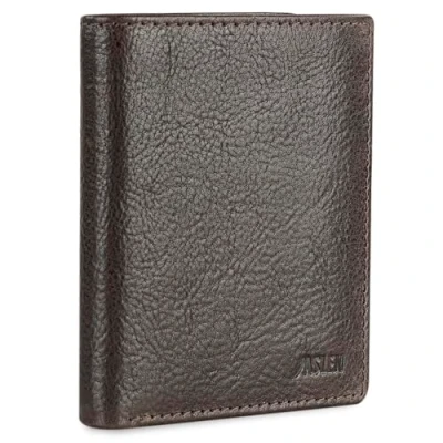 Afbeelding van JASLEN Portemonnee Leer Heren Functioneel en Duurzaam Wallet For Men, Mens met Tijdloze, Bestendige Leer. RFID Portemonnee. 204220, Bruine