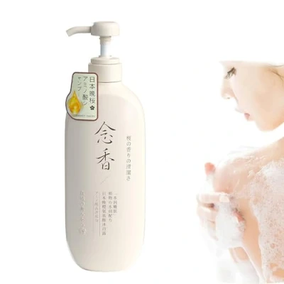 Afbeelding van Boundbreed Sakura Japanse Shampoo, Haargroei Japan&#039;S No. 1 Hair Density Essential Shampoo En Conditioner (Color : Body Wash)