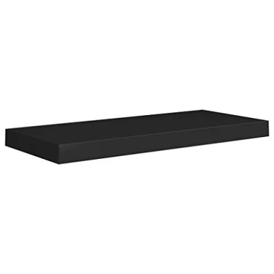 Afbeelding van vidaXL Wandschap zwevend 60x23,5x3,8 cm MDF zwart