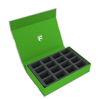 Afbeelding van Feldherr Magneetbox, groen, compatibel met 16 Blood Bowl miniaturen versie 2016