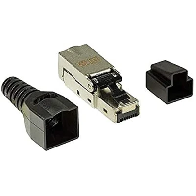 Afbeelding van LogiLink MP0044 RJ 45 kabel connector metaal