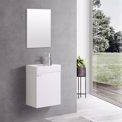 Afbeelding van ALONI WC MEUBEL WIT COMPLEET MEUBLE BLANC COMPLET