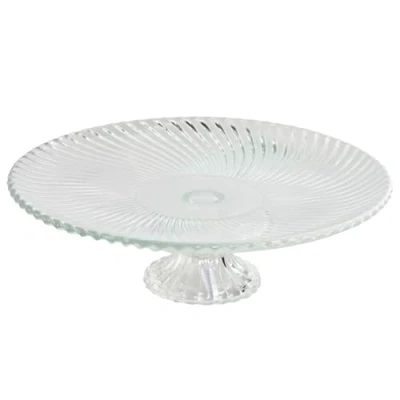 Afbeelding van Eetbord Home ESPRIT Transparant Kristal 26 x 8 cm