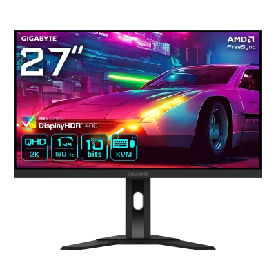 Afbeelding van Gigabyte M27QA 27&quot; QHD Gaming Monitor 2560 x 1440 (QHD), 180Hz, 1ms, 350CD/m², FreeSync Premium, HDR klaar, HDMI 2.1, DisplayPort 1.4