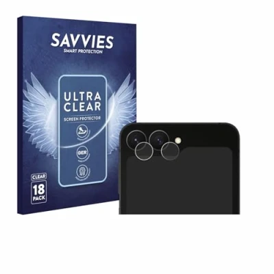 Afbeelding van Savvies Screenprotector voor Samsung Galaxy Z Flip 7 FE (ALLEEN Camera Lens) Folie Beschermfolie transparant (18 Stuks)