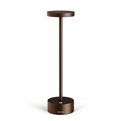 Afbeelding van Nieuwe Stiletto IP54 Indoor/Outdoor USB C Draadloze oplaadbare LED Tafellamp Verstelbaar Licht in 2 Intensiteiten Thuis en Restaurant