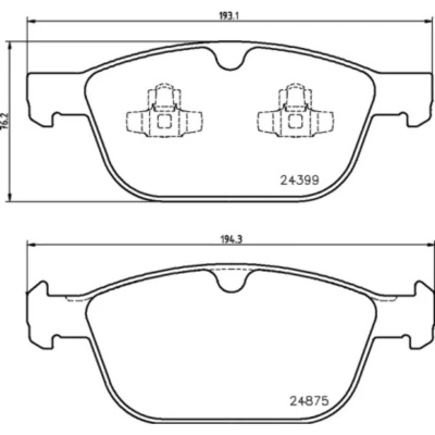 Afbeelding van Brembo Remblokset P 86 023