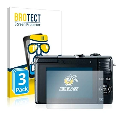 Afbeelding van BROTECT Glas Screen Protector voor Canon EOS M100 (3 Stuks) Schermbeschermer [9H Hardheid, Beschermglas Folie niet Gehard Glas]