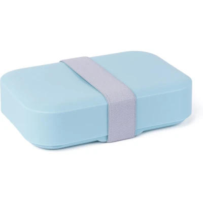Afbeelding van Amuse Brooddoos Medium Lunchbox Met Rekker Hoogte Verstelbaar Vaatwasserbestendig Lichtblauw 500 ml