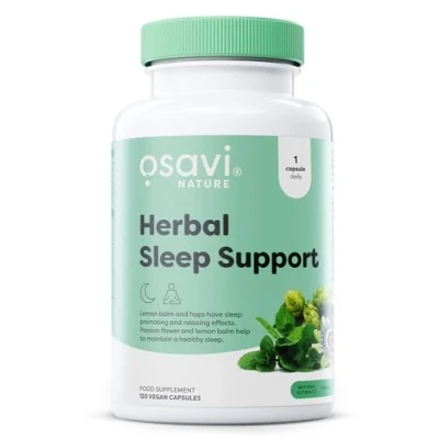 Afbeelding van Osavi Herbal Sleep Support (Melatonin Free) 120 vegan caps