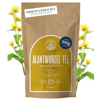Afbeelding van Alantwortelthee Monte Nativo (300g) Alantthee, zacht gedroogd, aromatisch en smaakvol 100% puur natuurlijk Zonder toevoegingen (Inula helenium)