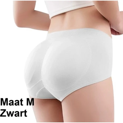 Afbeelding van Slip Met Vulling I Corrigerende Ondergoed Body Shaper Billen Liften Lifter Maat M Zwart