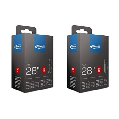 Afbeelding van 2 x Schwalbe 28&quot;/700c binnenbanden 700x35c met Presta kleppen, zwart