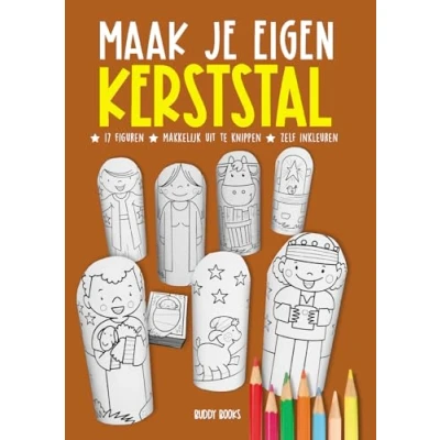Afbeelding van Maak je eigen kerststal 5 ex. (Paperback)