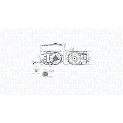 Afbeelding van MAGNETI MARELLI 069422858010 Radiator Ventilator 398 12 234 MINI: Hatchback