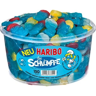 Afbeelding van Haribo Smurfen 150 Stuks
