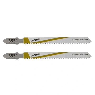 Afbeelding van Wolfcraft 3546000 Decoupeerzaagbladenset 75mm Hout / Parket Kunststof (2st)