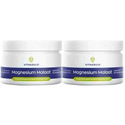 Afbeelding van 2x Vitakruid Magnesium Malaat 120 gr